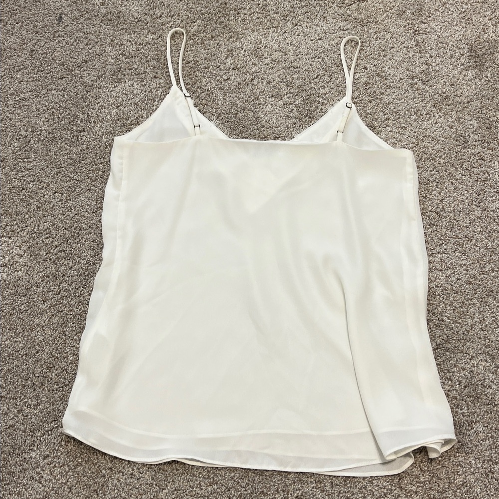 Cream Lace V Trim Camisole - Picture 3 of 3